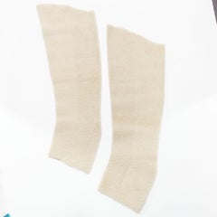 new MAISON MARTIN MARGIELA 2010 lamb shearling leg warmers S