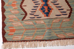 Manisa Feiner handgewebter moderner west Anatolischer Teppich aus türkischer Wolle, Manisa