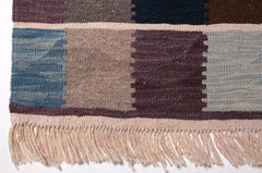 New Manisa Fine Handwoven Modern Kilim West Anatolian Rug Turkish Wool Carpet