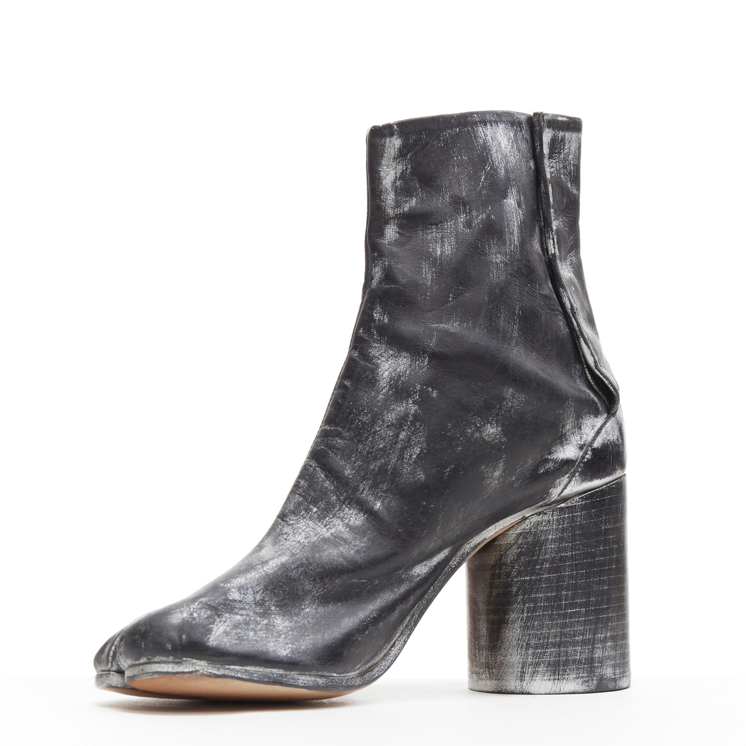 silver tabi boots