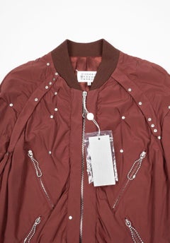 Nuevo Martin Margiela Hombre Chaqueta Bomber Detallada Talla 50/M