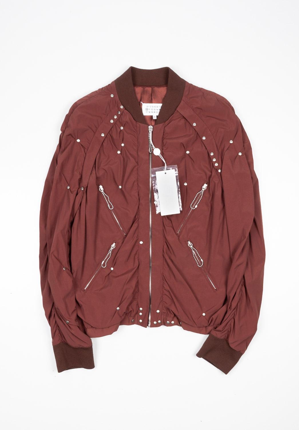 New Martin Margiela Uomo Giacca Bomber Dettagliata Taglia 50/M in vendita