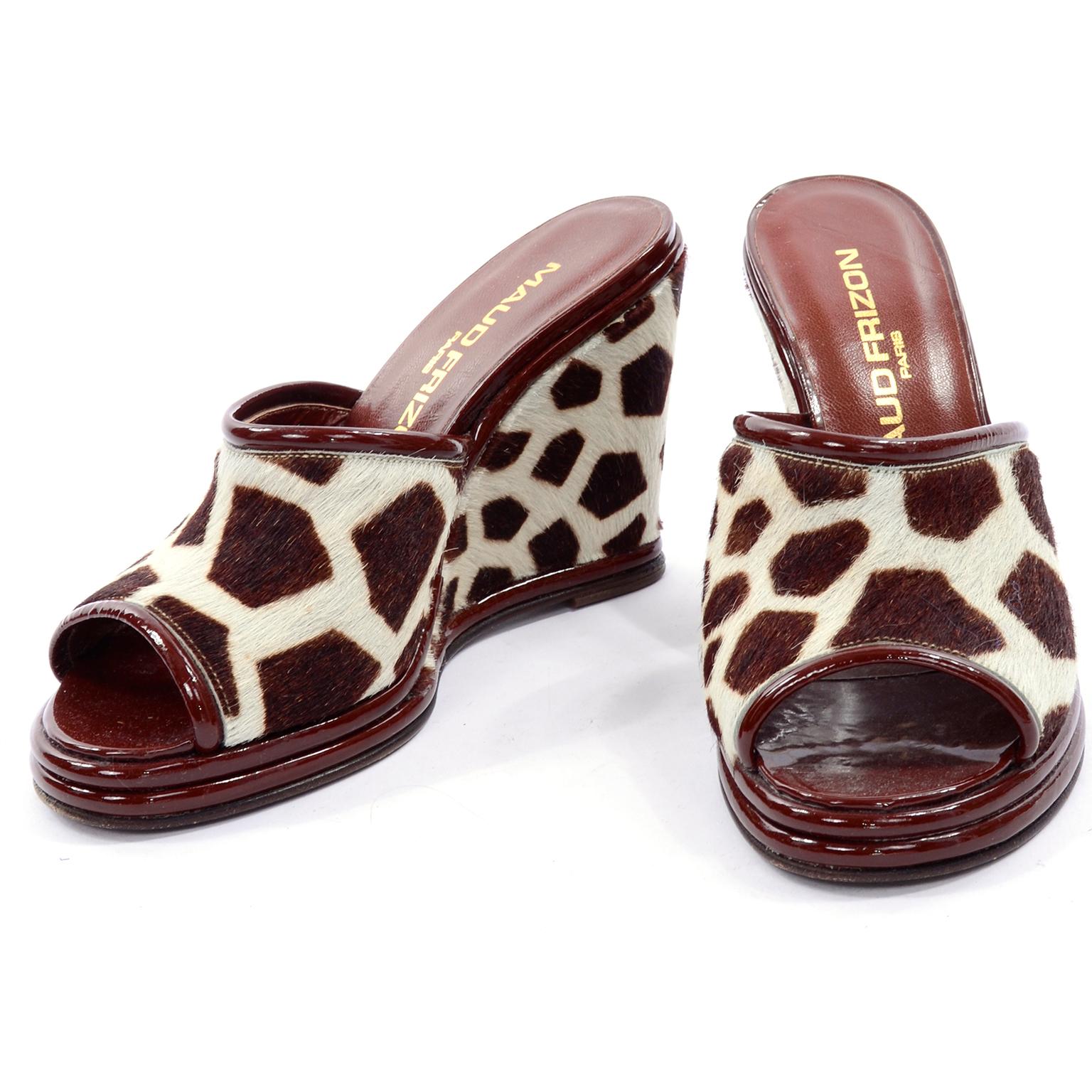 giraffe print shoes