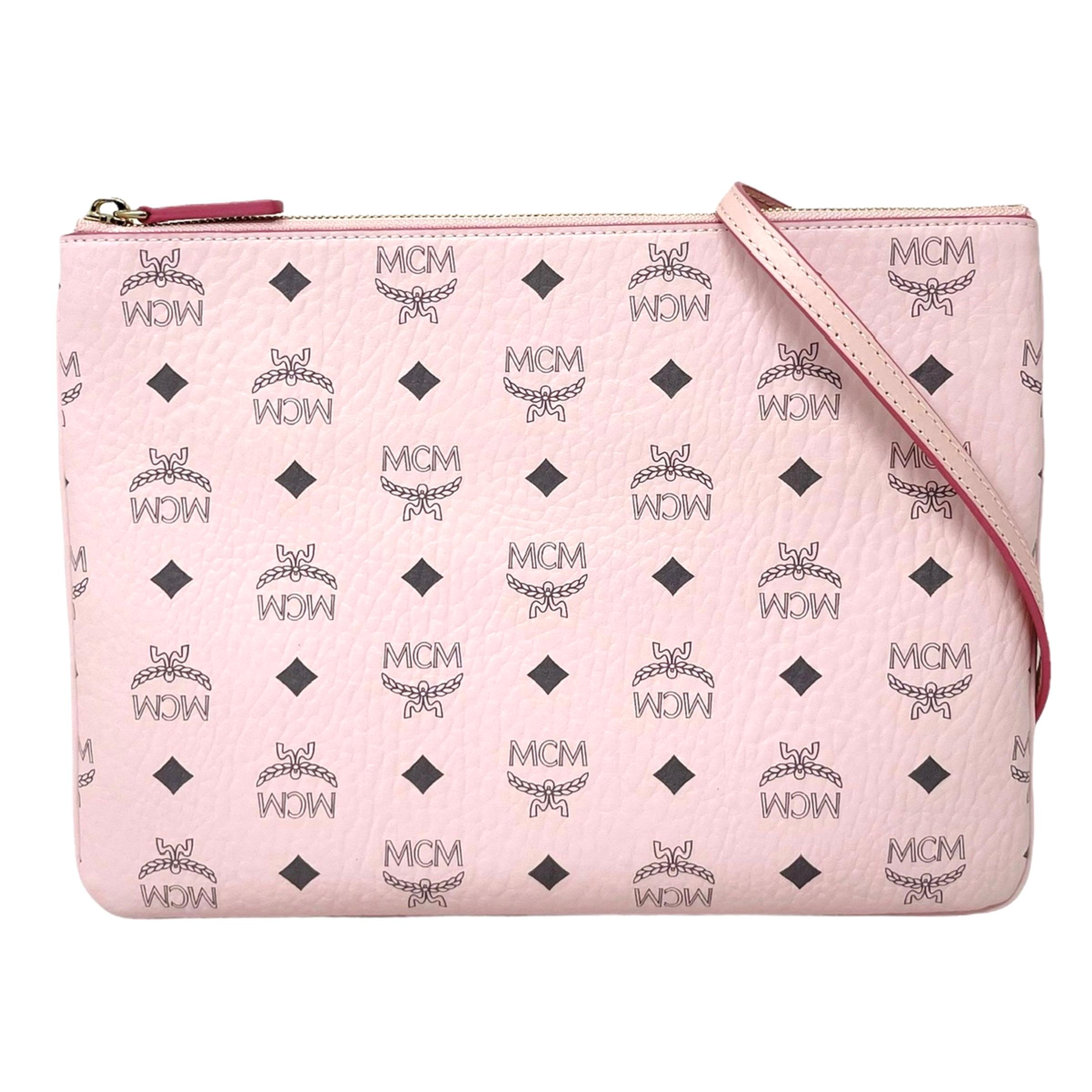 mcm tasche rosa umhängetasche