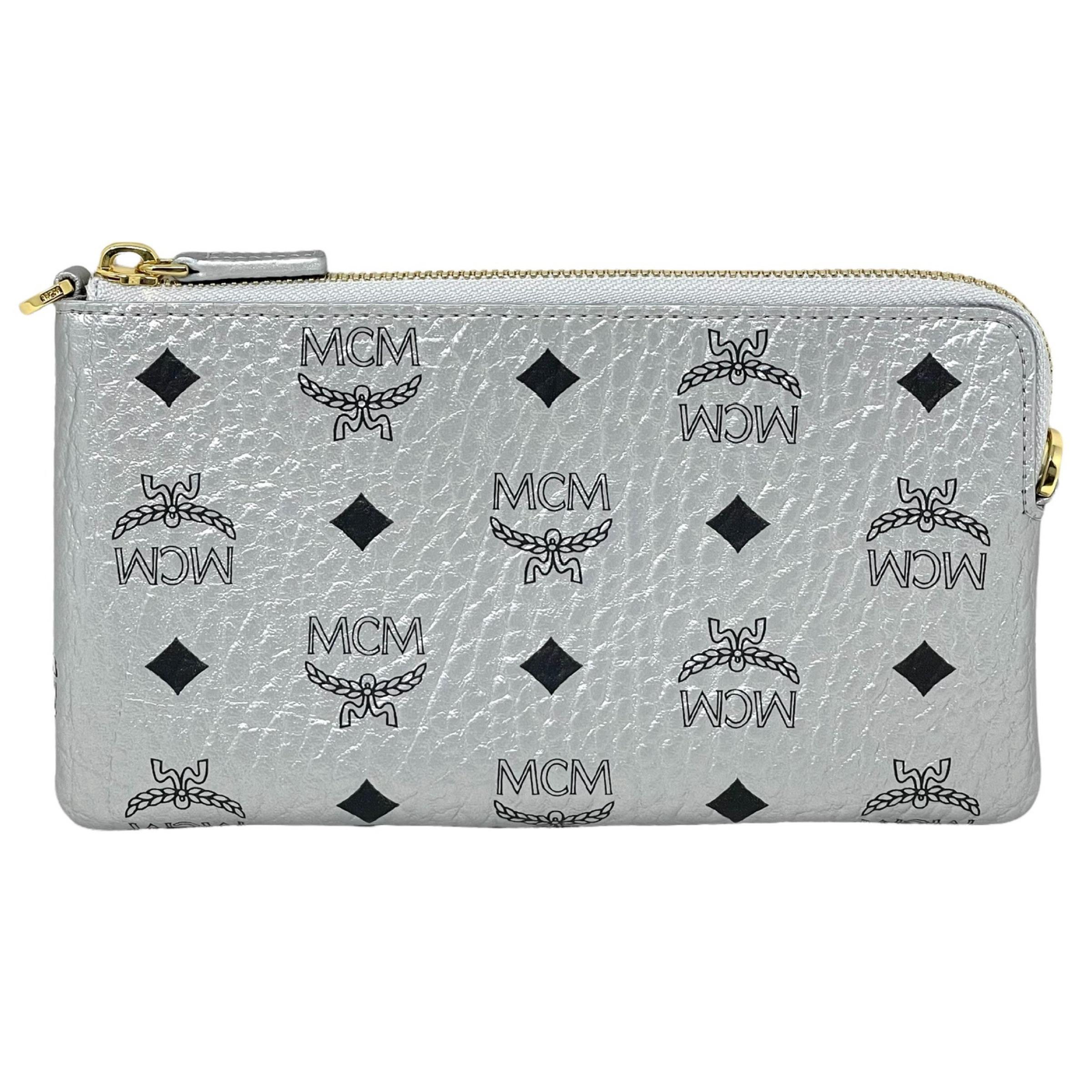 monogramme logo leather crossbody bag
