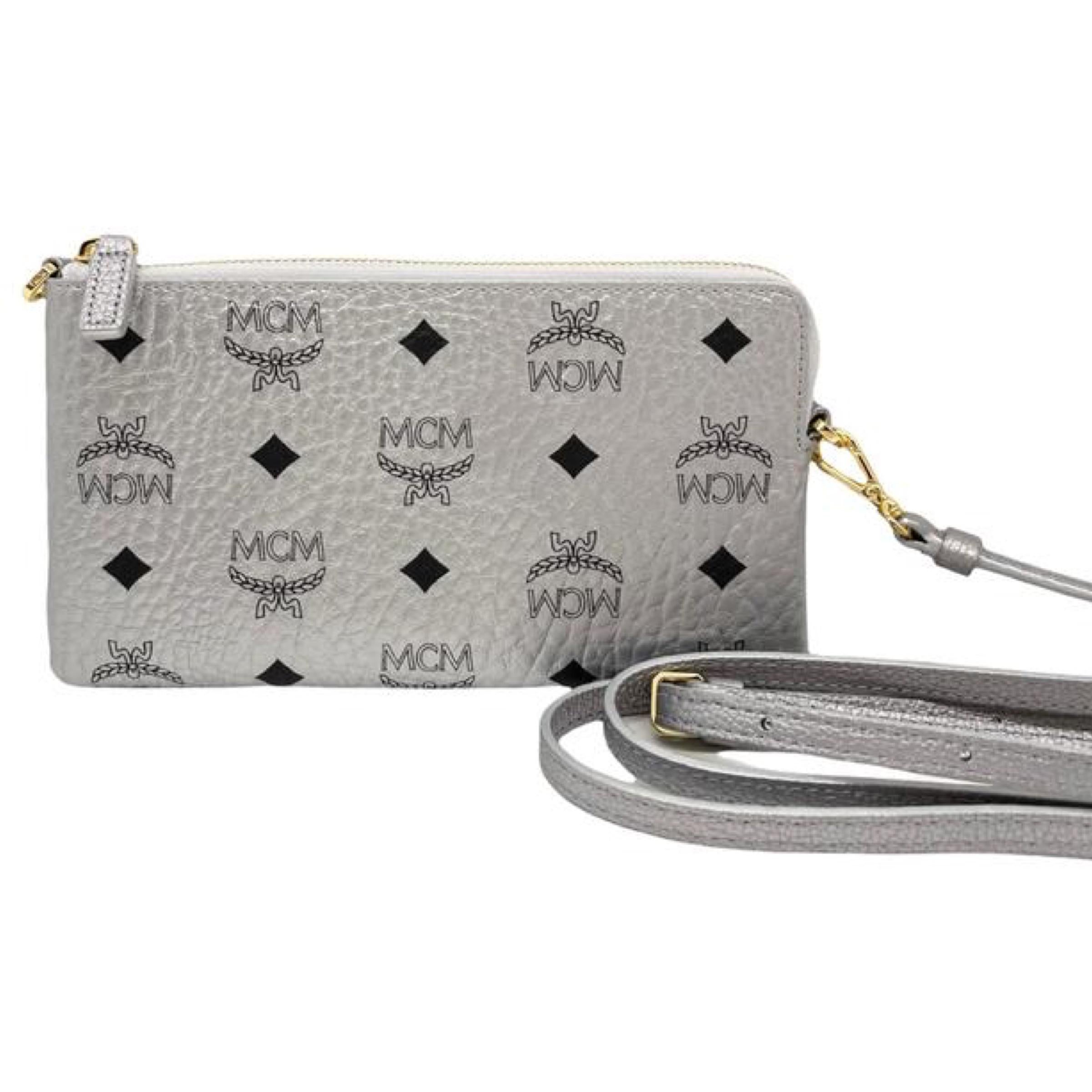 mcm bag silver