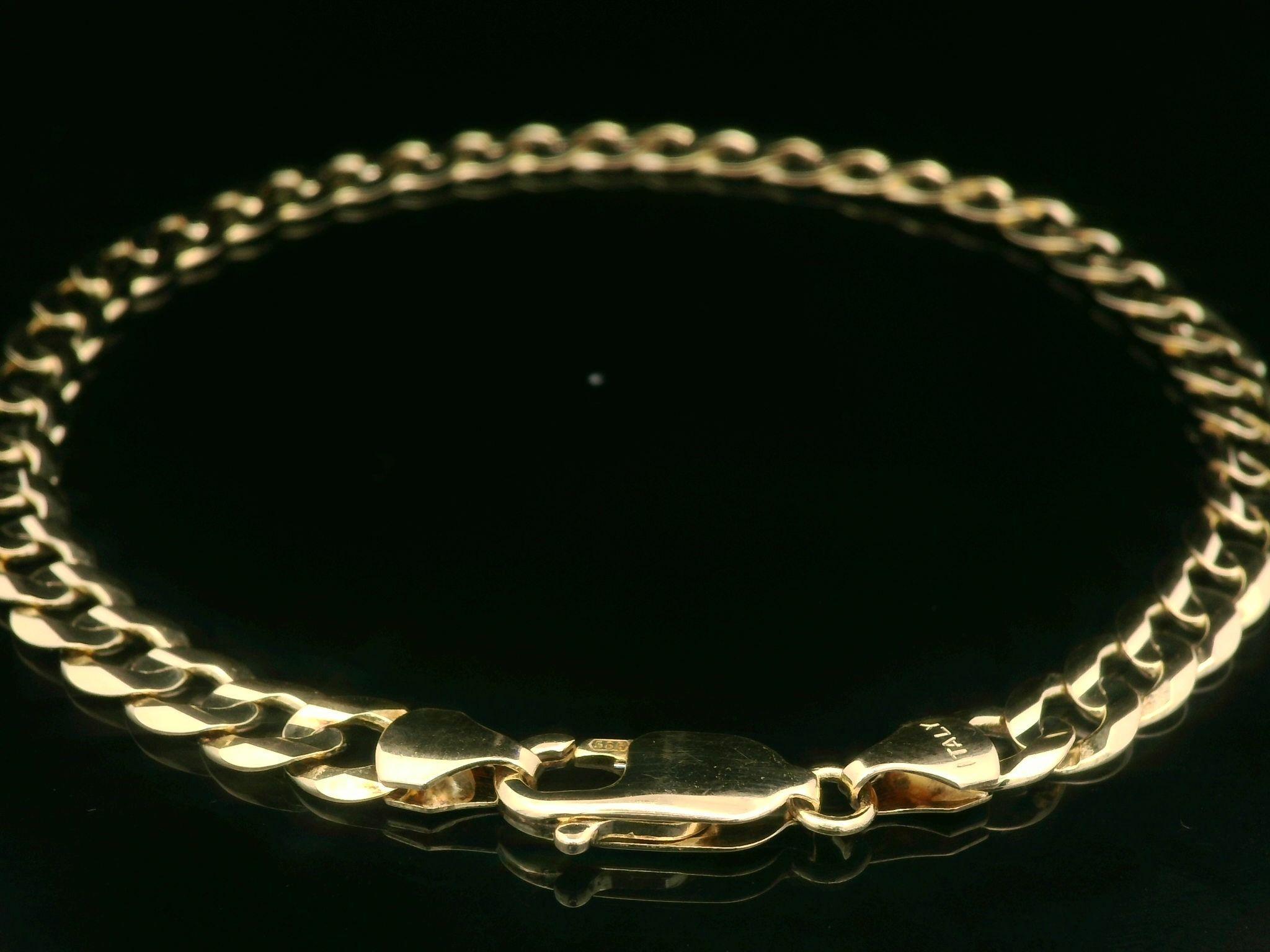 New Men's 14k Yellow Gold 8