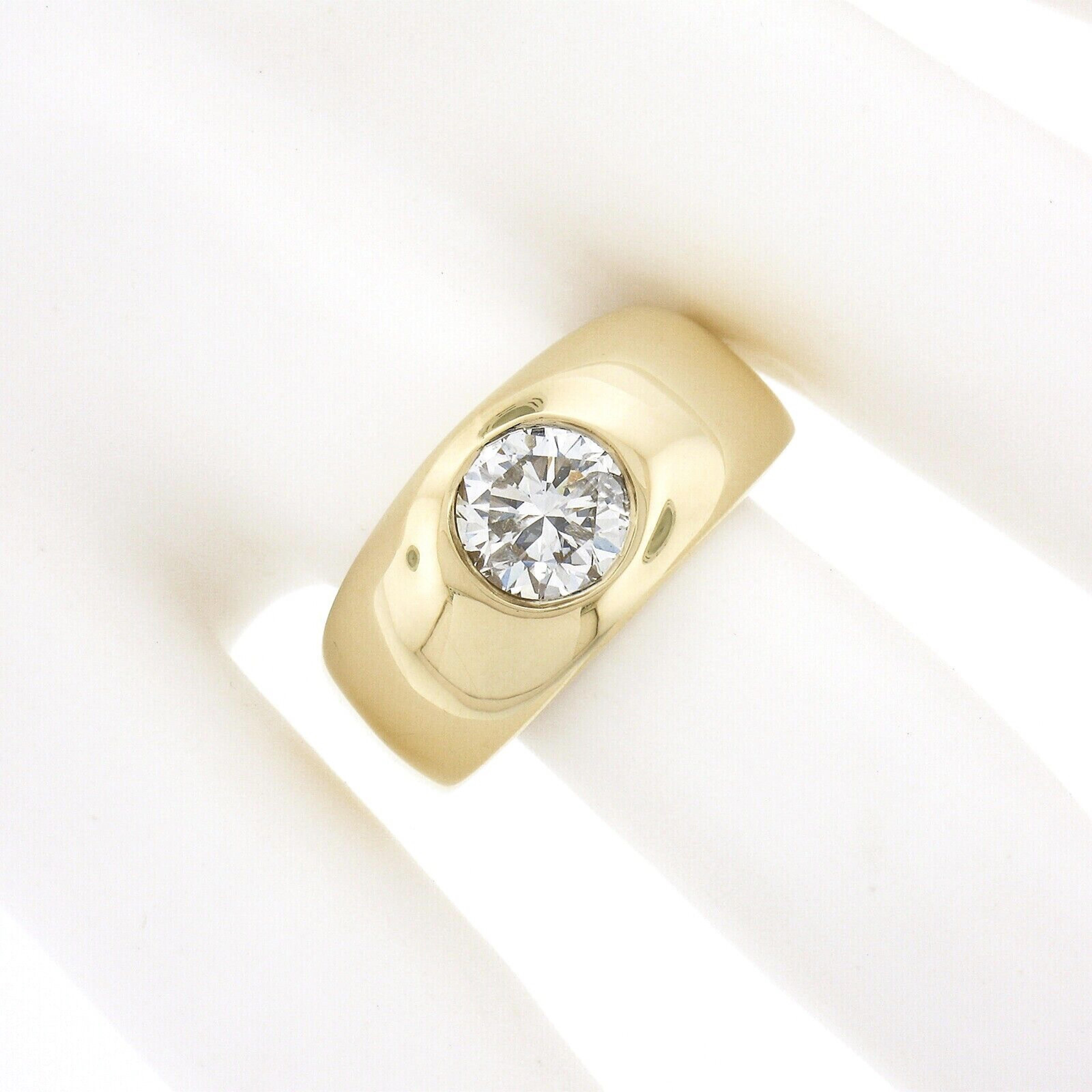 burnished diamond band