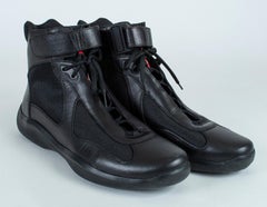 New Men's Prada America's Cup High Top Sneaker, 21st Century
