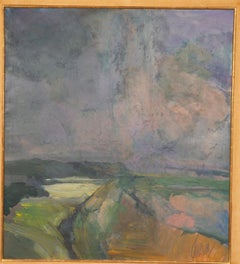 New Mexican Landscape Oil on Canvas by John Guerin