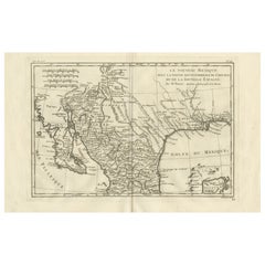 New Mexico & Northern New Spain – Enlightenment Map by Rigobert Bonne, c.1780