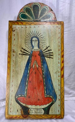 New Mexico Retablo of “Nuestra Senora de los Dolores“.