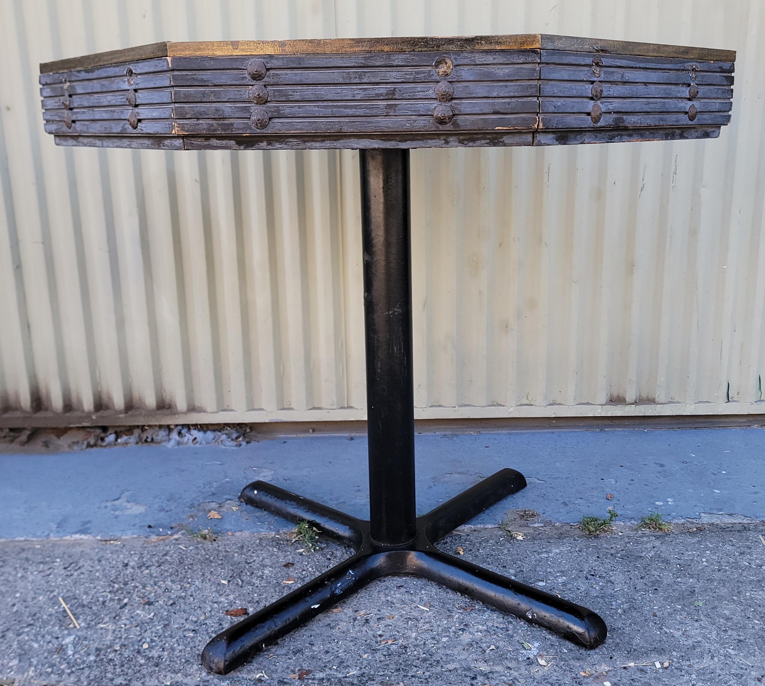 Hand-Crafted New Mexico  Tile / Pedestal Table For Sale