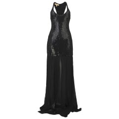 Used New Michael Kors 2016 Collection Embellished Black Dress Worn by Rachel McAdam 