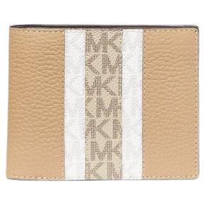 NEW Michael Kors Brown Striped 3 in 1 Leather Wallet Box Set For Sale