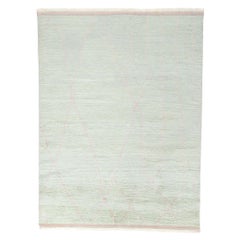 New Mint Whisper Contemporary Moroccan Area Rug