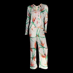 NEW Missoni Tropical Crochet Knit 3PCS Ensemble Set Suit Top Pants Jacket 40