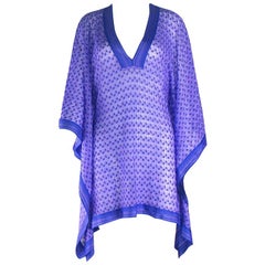 NEW Missoni Crochet Knit Kaftan Tunic Cover Up Caftan Dress