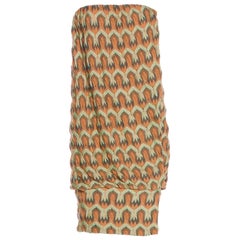 NEW Missoni Strapless Multicolor Chevron Crochet Knit Cocktail Dress 40
