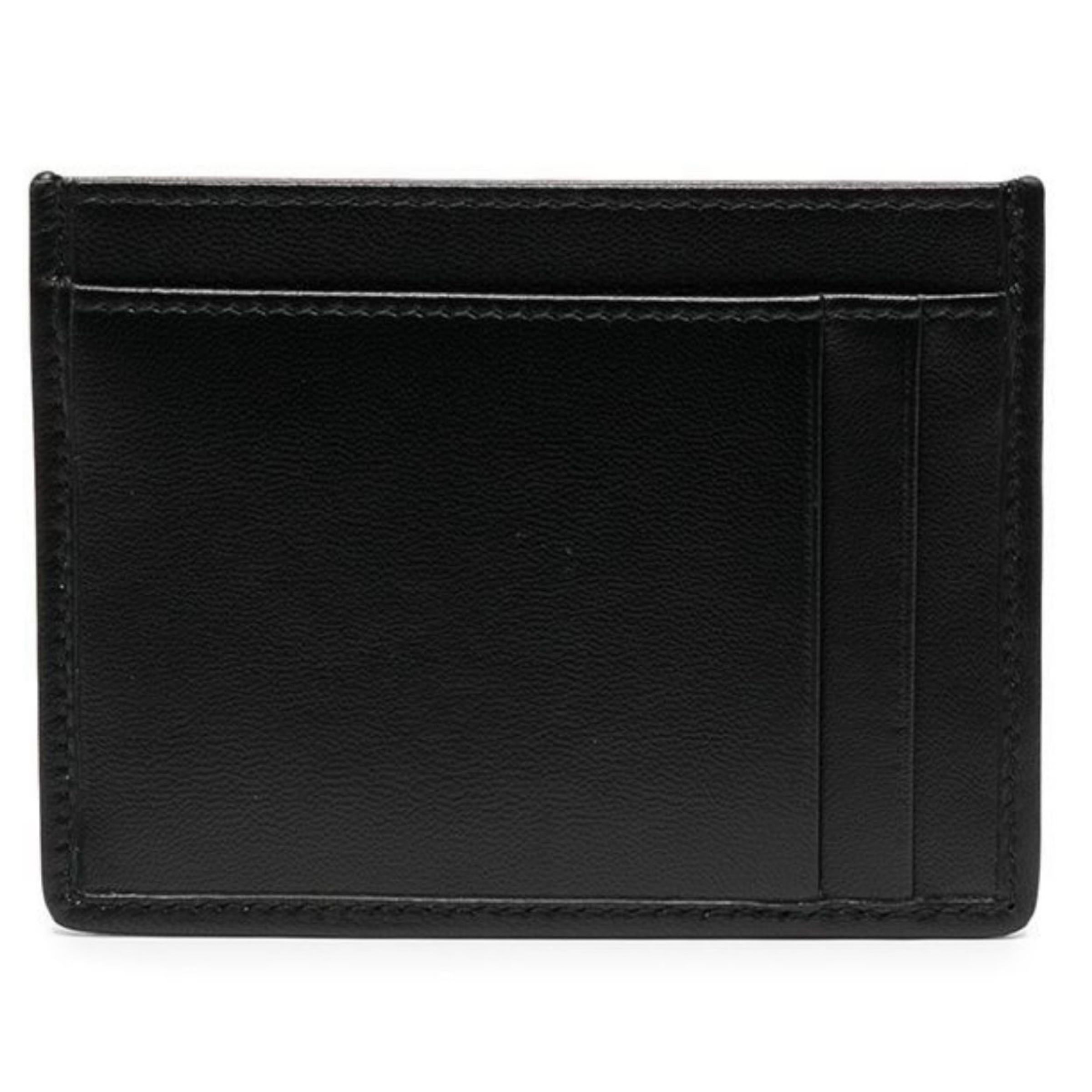 Women's NEW Miu Miu Black Nappa Quilted Leather Card Holder Wallet