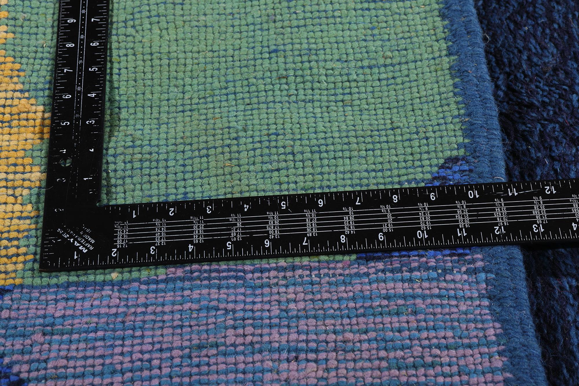 New Modern Abstract Beni Mrirt Berber Moroccan Rug with Expressionist Style For Sale 3