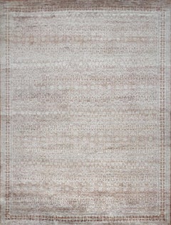 New Modern Abstract Design Wool and Silk Rug