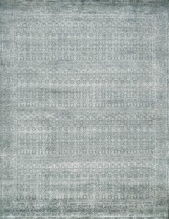 New Modern Abstract Design Wool and Silk Rug
