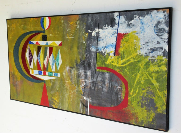 New Modern Art Movement Abstract Painting by John Anderson, 1965 at
