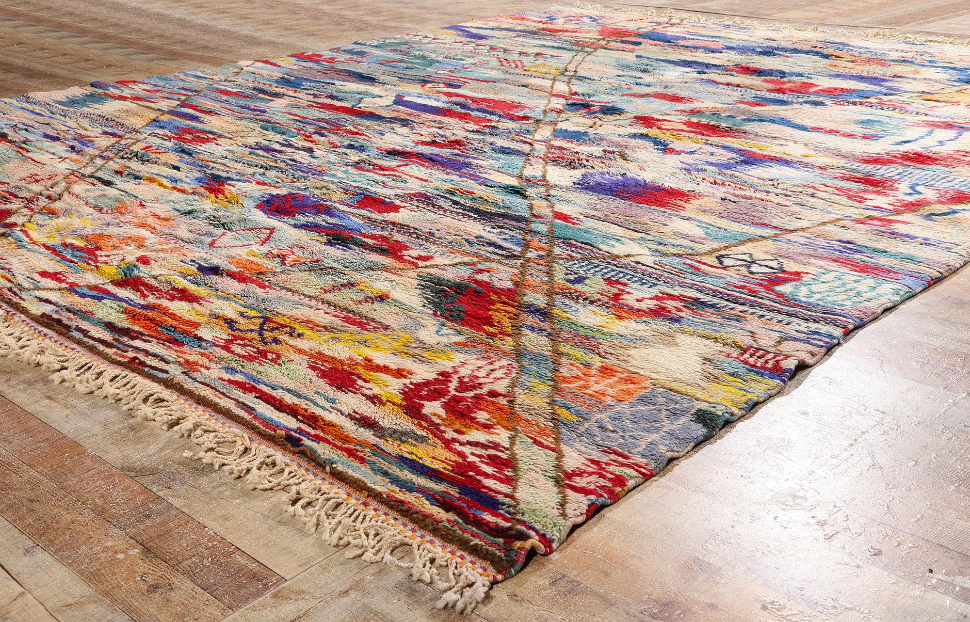 Nueva Alfombra Bereber Marroquí Contemporánea de Estilo Expresionista Abstracto en venta 6