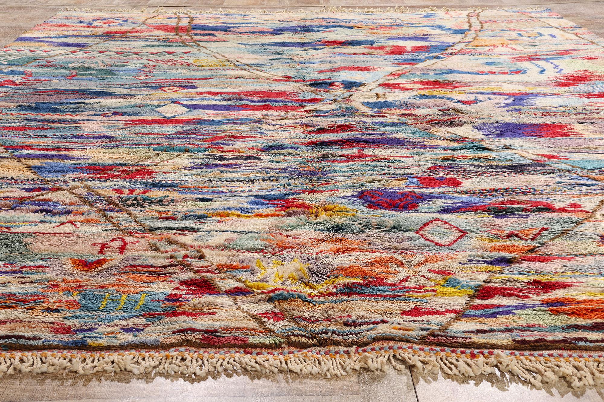 Nueva Alfombra Bereber Marroquí Contemporánea de Estilo Expresionista Abstracto en venta 8