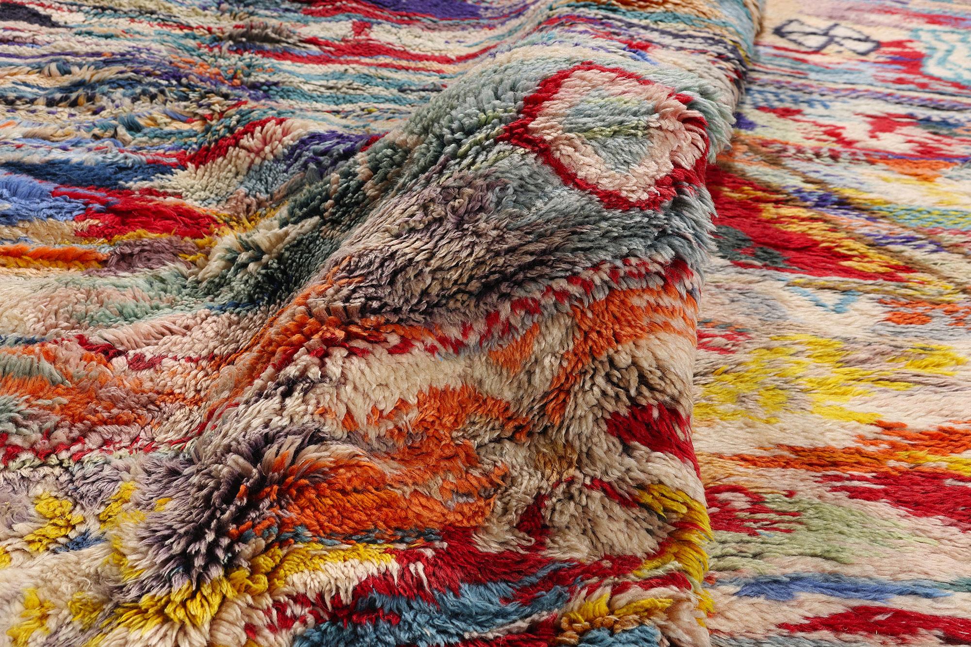 Nueva Alfombra Bereber Marroquí Contemporánea de Estilo Expresionista Abstracto en venta 3