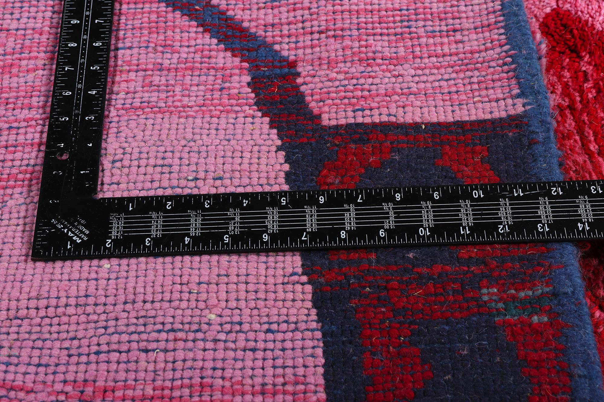 New Colorful Modern Berber Beni Mrirt Moroccan Carpet with Expressionist Style For Sale 3