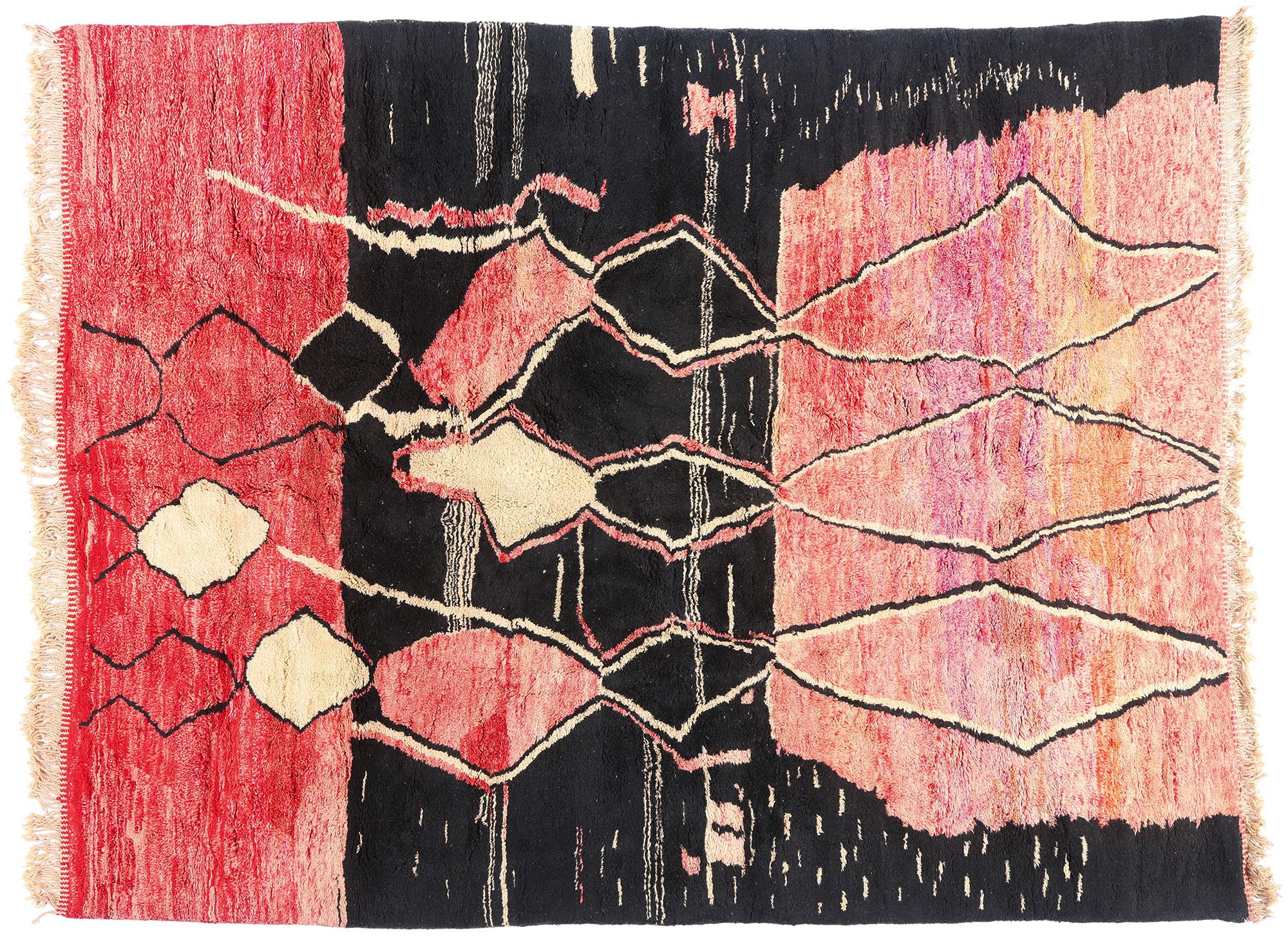 Nouveau tapis berbère marocain contemporain de style tribal en vente 10