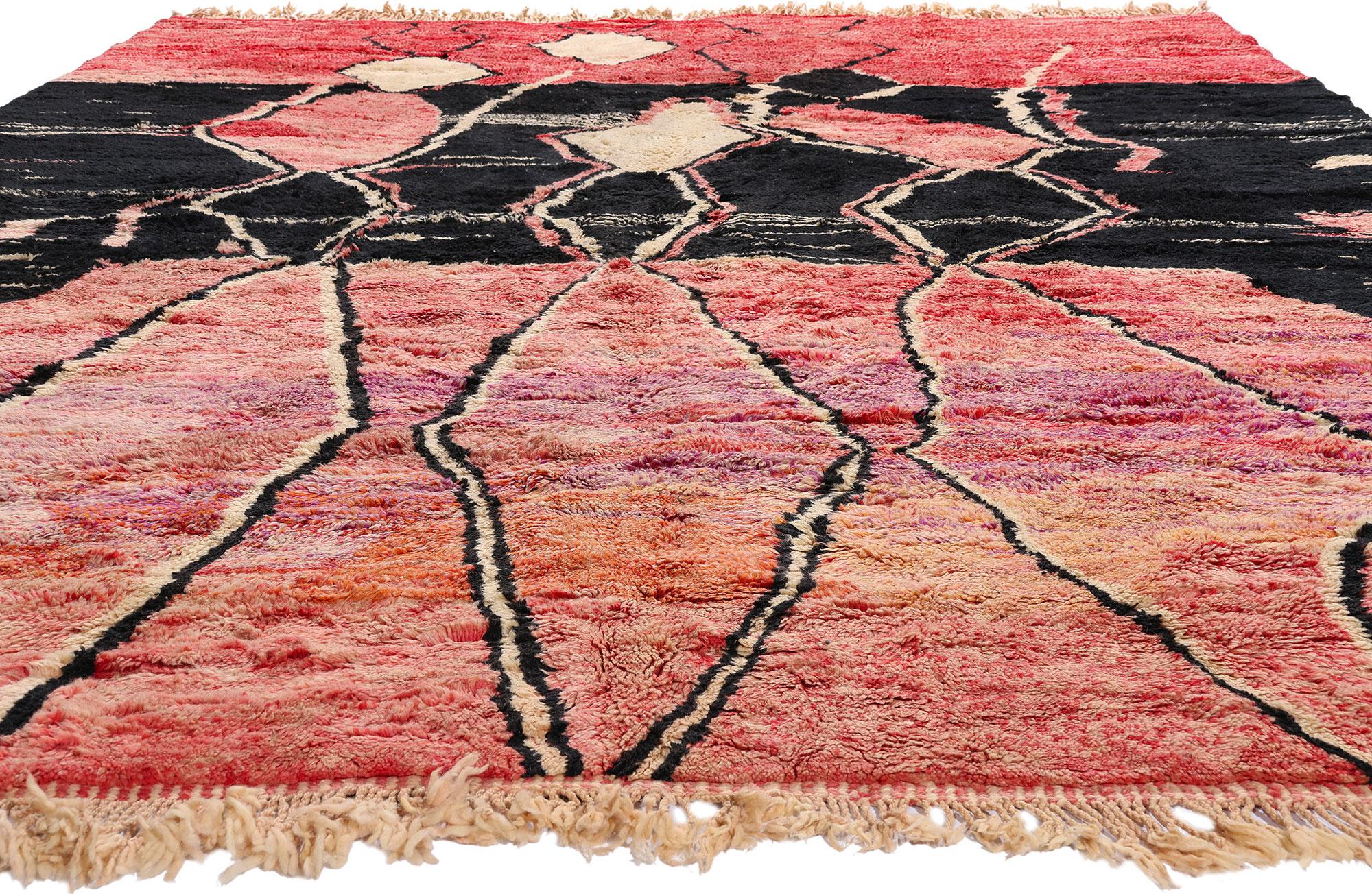 Marocain Nouveau tapis berbère marocain contemporain de style tribal en vente