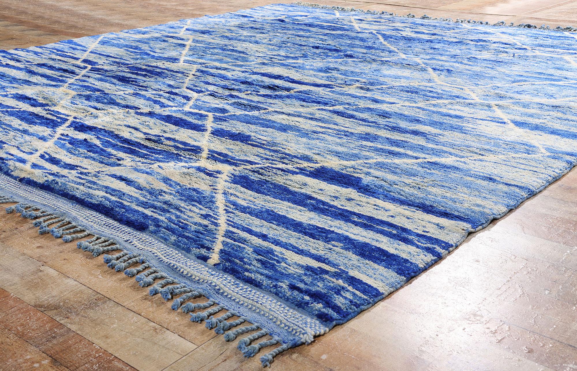 New Contemporary Berber Moroccan Rug with Postmodern Bohemian Style (tapis berbère marocain contemporain au style bohème postmoderne) en vente 4