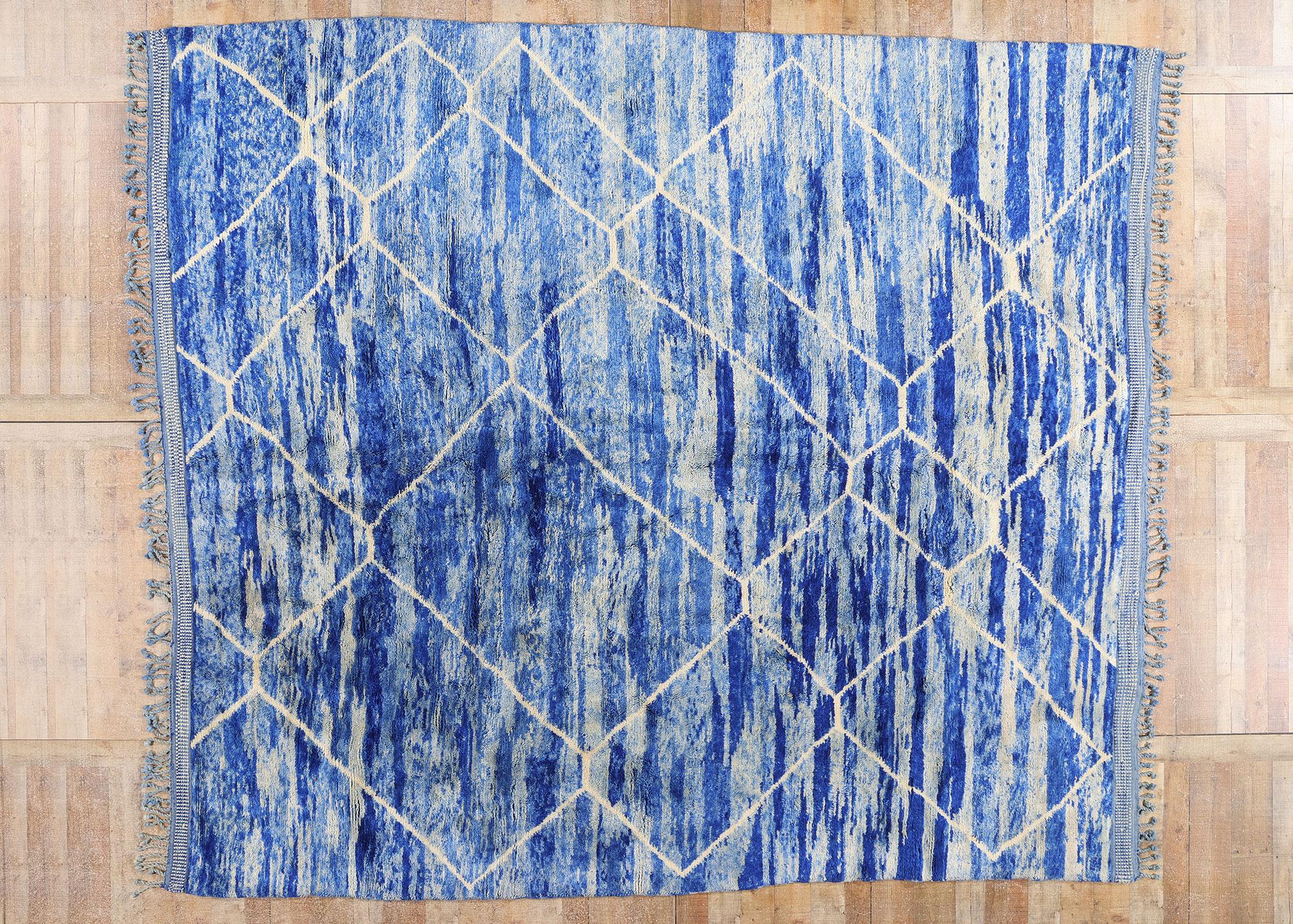New Contemporary Berber Moroccan Rug with Postmodern Bohemian Style (tapis berbère marocain contemporain au style bohème postmoderne) en vente 8