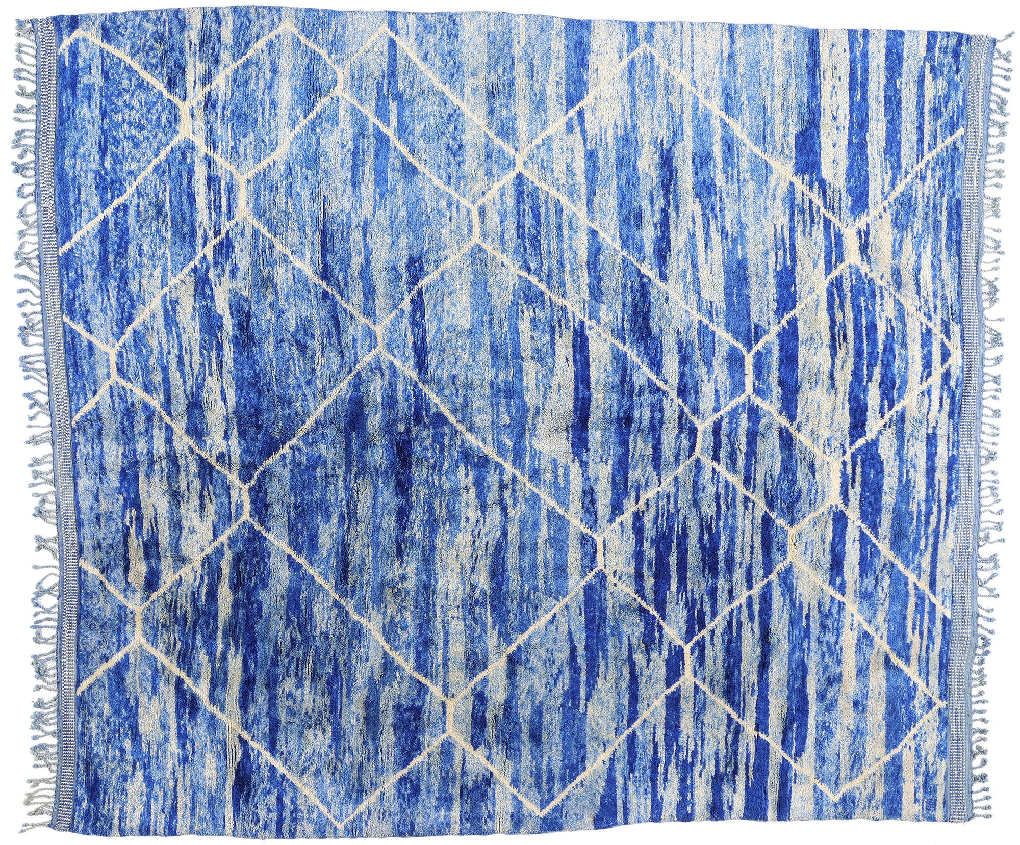 New Contemporary Berber Moroccan Rug with Postmodern Bohemian Style (tapis berbère marocain contemporain au style bohème postmoderne) en vente 10