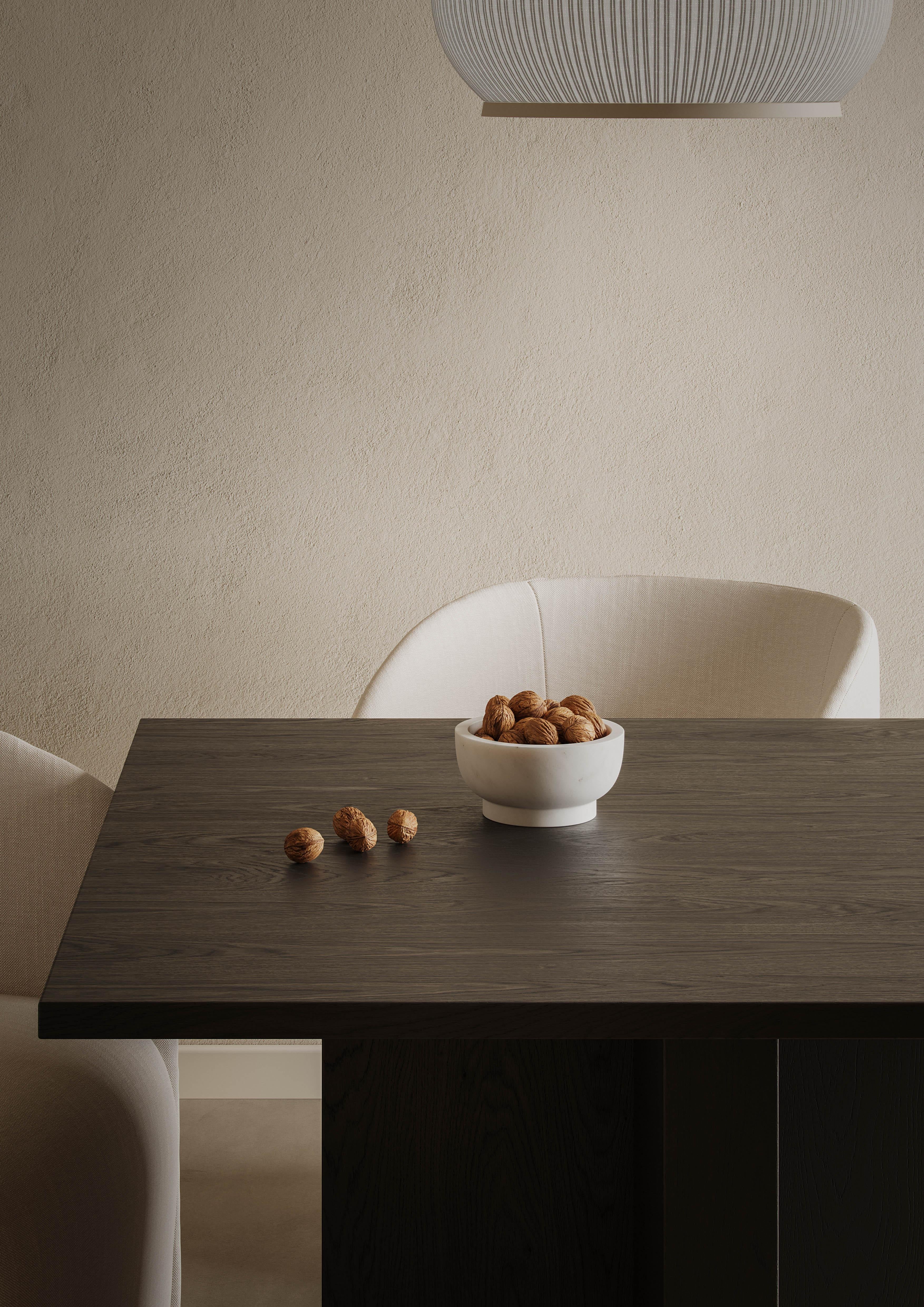 Moderno Nuova ciotola moderna in marmo bianco Michelangelo creatore Cristoforo Trapani Stock in vendita