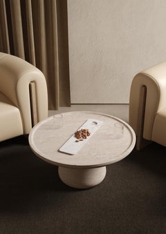 New modern Chopping Board in White Carrara Marble creator Studioformart Stock