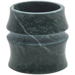 New Modern Cup in Green Guatemala Marble, creator Michele Chiossi STOCK