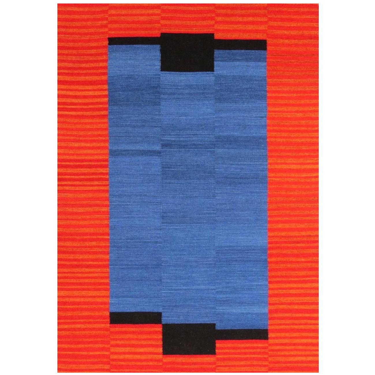 Nueva alfombra plana tejida a mano de diseño moderno Kilim