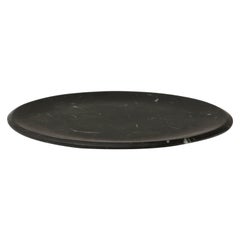 New Modern Dish in Black Marquinia Marble, creator Ivan Colominas, Stock