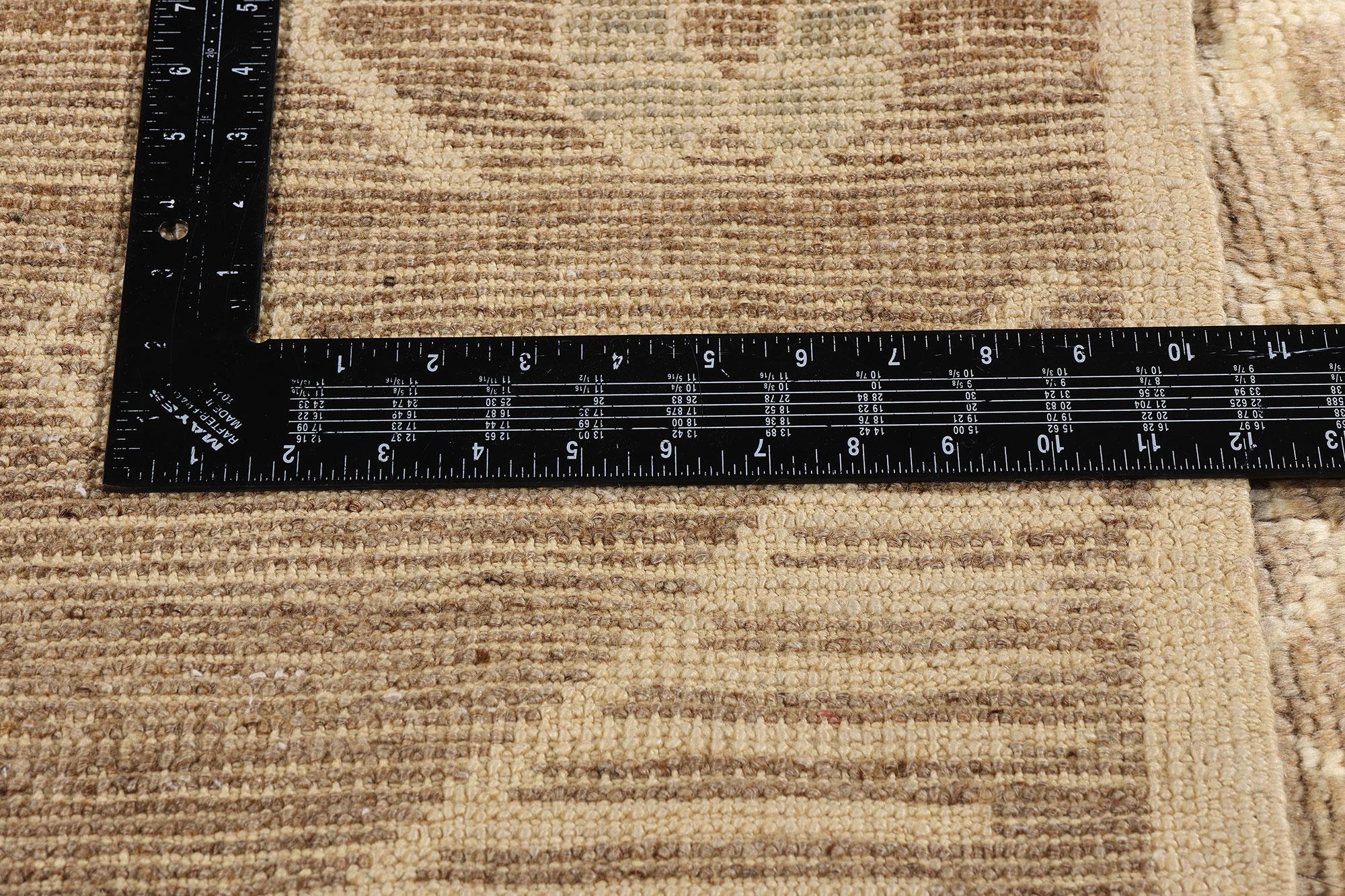 New Modern Earth-Tone Turkish Kars Carpet with Contemporary Style en vente 3