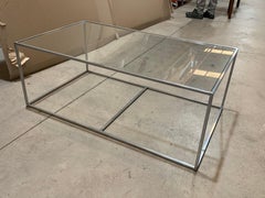 New Modern Iron Rectangular Table, Indoor or Outdoor