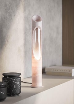 New Modern Lamp in Pink Egeo marble, Designed by Jacopo Simonetti