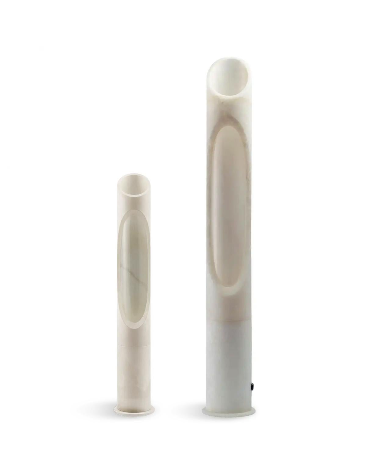 New Modern Lamp in White Onyx marble, Designed by Jacopo Simonetti In New Condition For Sale In Milan, IT