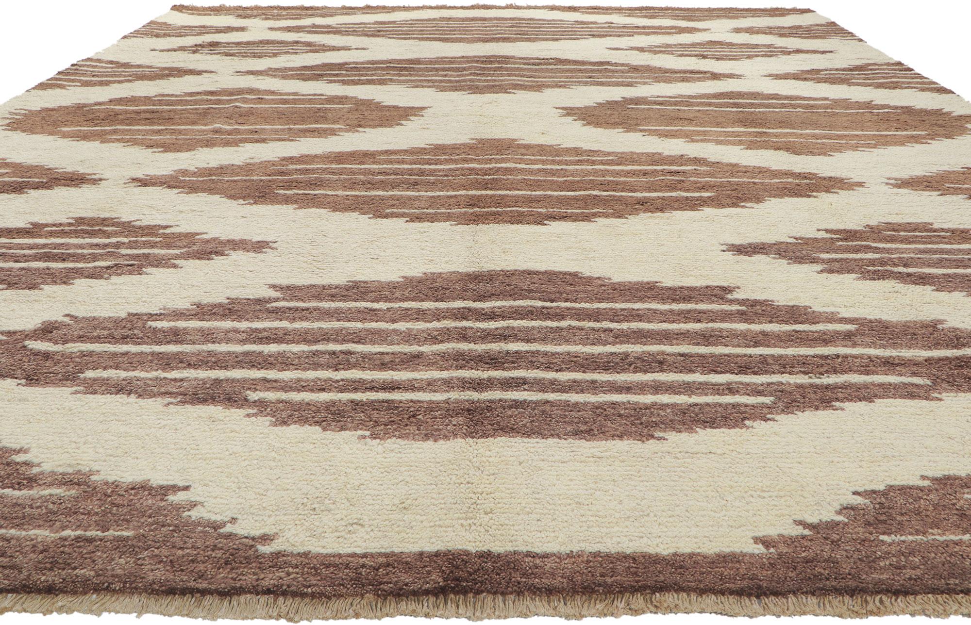 New Modern Moroccan Area Rug In New Condition For Sale In Dallas, TX
