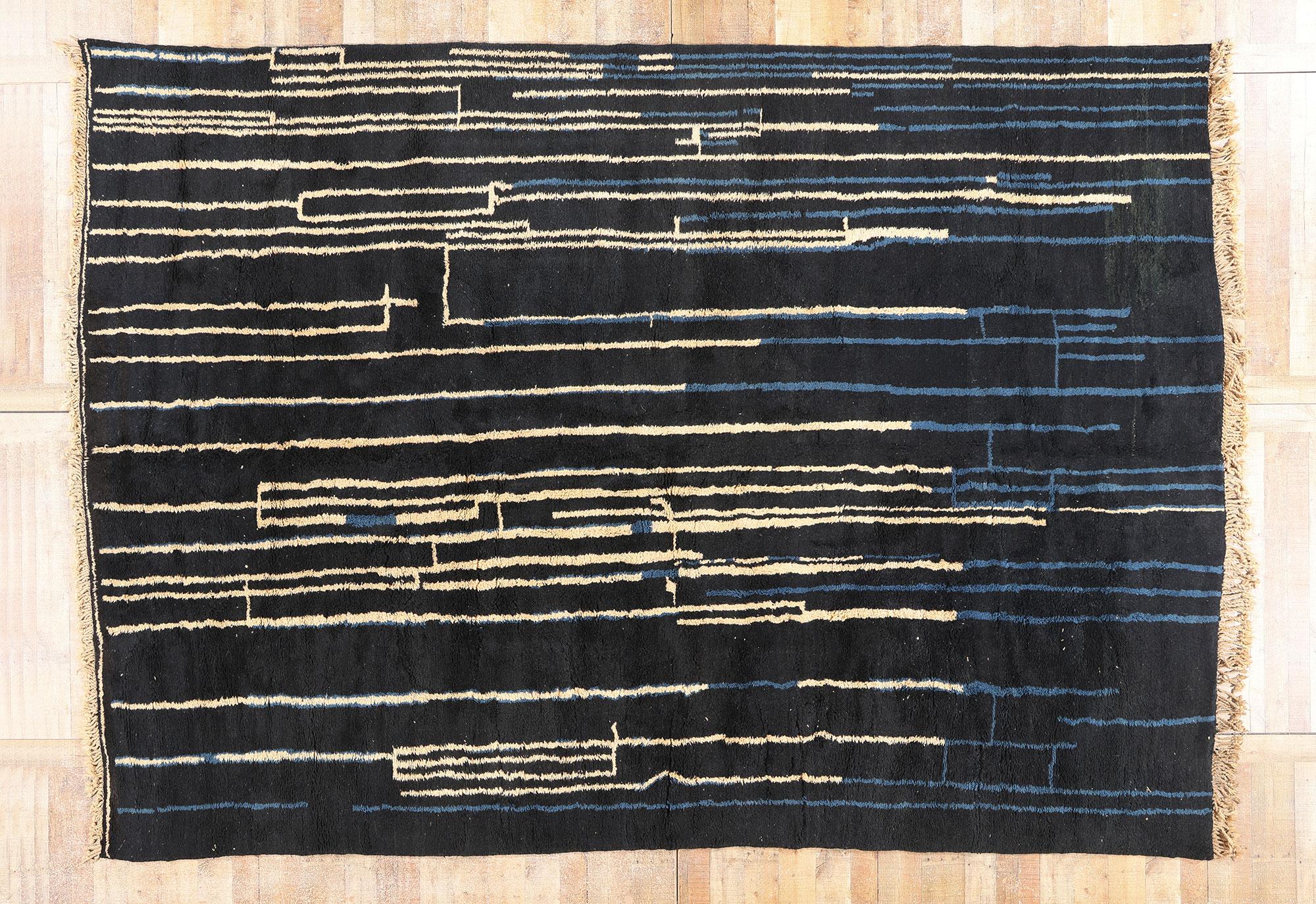 Nouveau tapis berbère marocain contemporain avec style Bauhaus en vente 9