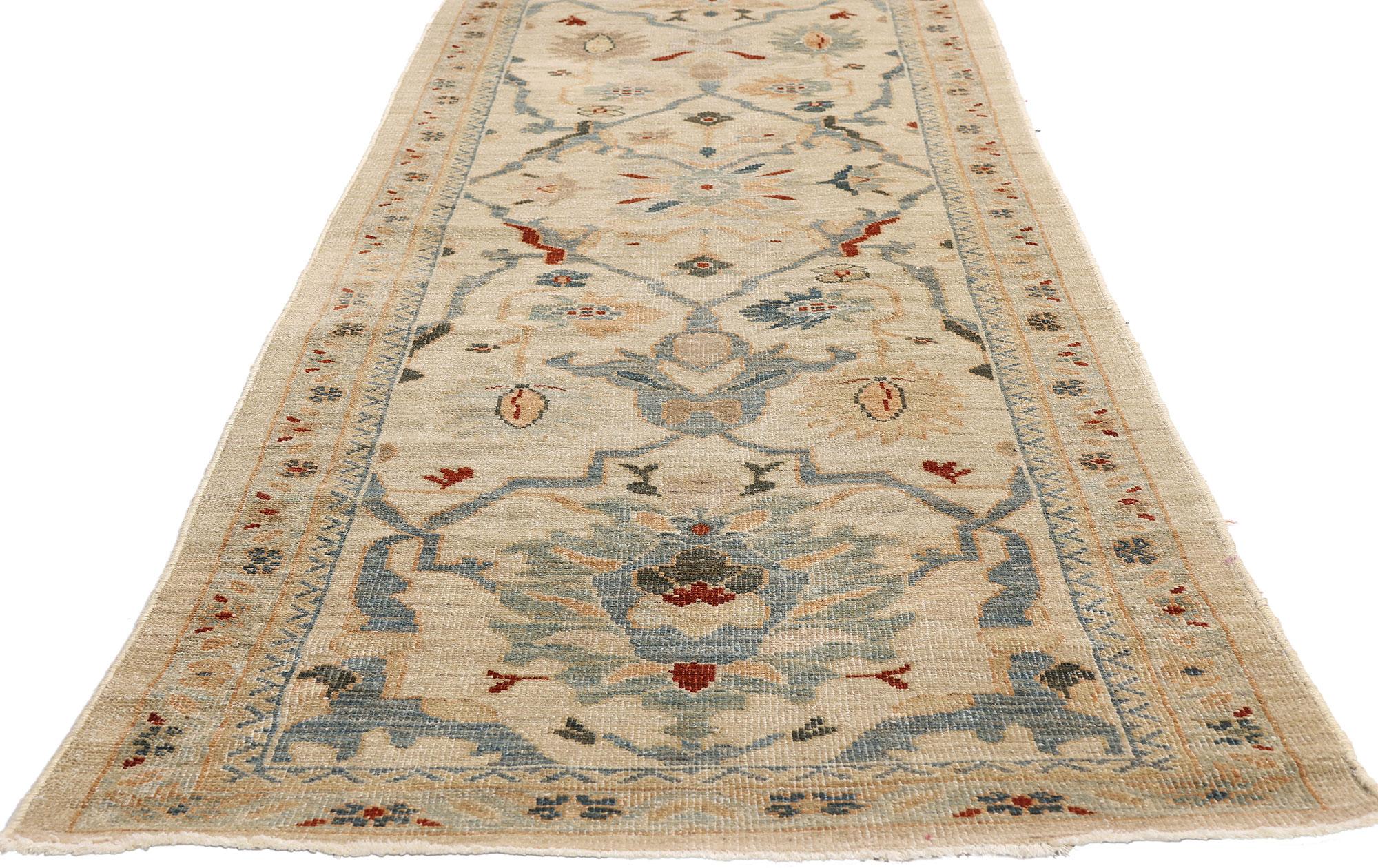 XXI secolo e contemporaneo Un nuovo tappeto persiano moderno Sultanabad con uno stile transitorio in vendita