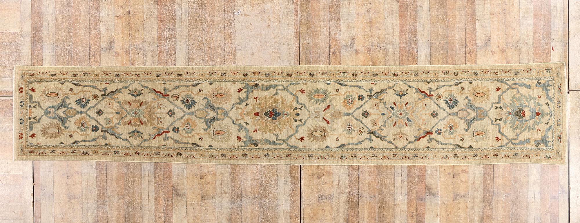 Un nuovo tappeto persiano moderno Sultanabad con uno stile transitorio in vendita 2